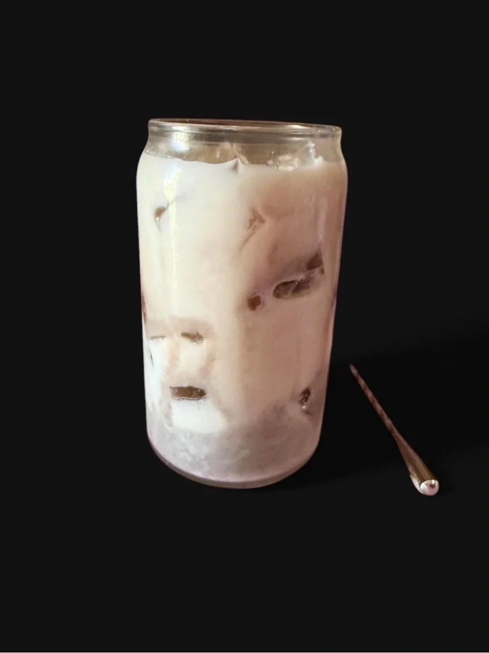 Iced Coffee Scented Candle - Cream Glass Jar